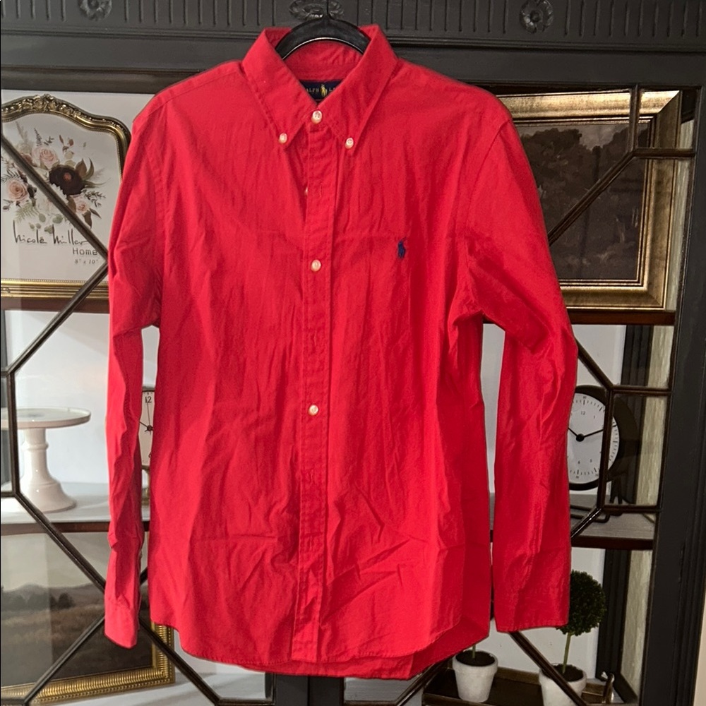 Polo by Ralph Lauren Red Casual Button Down Shirt
